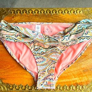 👙👙👙 ATHLETA BIKINI BOTTOM SIZE XS NWOT PRETTY PAISLEY PRINT 👙👙👙